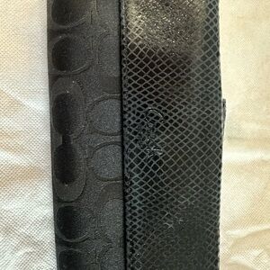 Coach Black Embossed Wallet